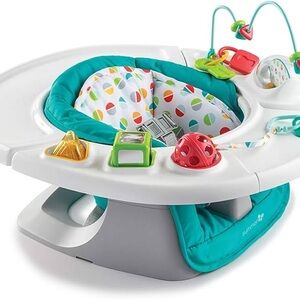 Teal and White Interactive Play Center